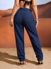 Акція на Джинси жіночі SHEIN GD-00151674 W32L32 Темно-сині від Rozetka