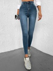 Акція на Джинси Skinny жіночі SHEIN GD-00113080 30 Сині від Rozetka
