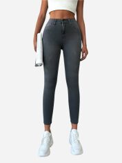 Акція на Джинси Skinny жіночі SHEIN GD-00095369 31 Темно-сірі від Rozetka