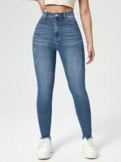 Акція на Джинси Skinny жіночі SHEIN GD-00130642 XS Сині від Rozetka
