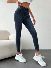 Акція на Джинси жіночі SHEIN GD-00113325 34 Темно-сірі від Rozetka