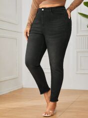 Акція на Джинси жіночі SHEIN GD-00135638 XL Чорні від Rozetka