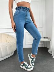 Акція на Джинси жіночі SHEIN GD-00135300 31 Блакитні від Rozetka