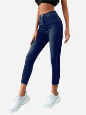 Акція на Джинси жіночі SHEIN GD-00095359 34 Темно-сині від Rozetka