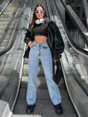 Акція на Джинси жіночі SHEIN GD-00135427 40 Блакитні від Rozetka