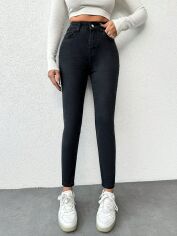 Акція на Джинси жіночі SHEIN GD-00103553 S Чорні від Rozetka