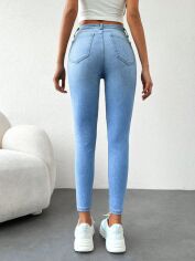 Акція на Джинси жіночі SHEIN GD-00135359 34 Блакитні від Rozetka