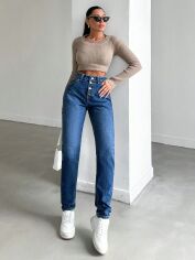 Акція на Джинси Regular fit жіночі SHEIN GD-00113127 M Сині від Rozetka