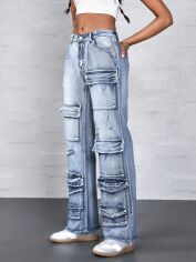 Акція на Джинси жіночі SHEIN GD-00113015 27 Блакитні від Rozetka
