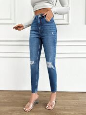 Акція на Джинси жіночі SHEIN GD-00113258 34 Сині від Rozetka