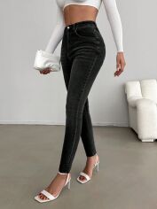 Акція на Джинси жіночі SHEIN GD-00135411 38 Чорні від Rozetka