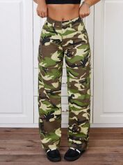 Акція на Джинси жіночі SHEIN GD-00135284 30 Комбіновані від Rozetka