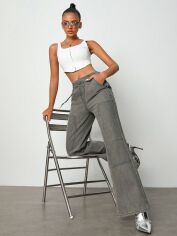 Акція на Джинси жіночі SHEIN GD-00146551 M Сірі від Rozetka
