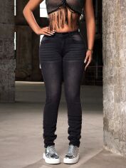 Акція на Джинси Skinny жіночі SHEIN GD-00113062 W30L32 Чорні від Rozetka