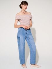 Акція на Джинси Карго жіночі SHEIN GD-00113107 29 Блакитні від Rozetka