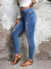 Акція на Джинси жіночі SHEIN GD-00133918 28 Сині від Rozetka