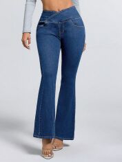 Акція на Джинси Кльош жіночі SHEIN GD-00132482 32 Сині від Rozetka