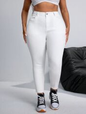 Акція на Джинси жіночі SHEIN GD-00134483 XL Білі від Rozetka