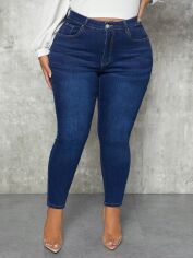 Акція на Джинси жіночі SHEIN GD-00134609 2XL Темно-сині від Rozetka
