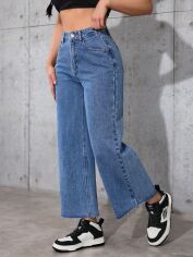Акція на Джинси жіночі SHEIN GD-00134634 S Блакитні від Rozetka