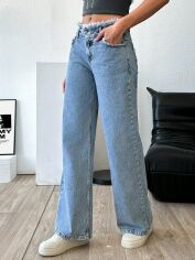 Акція на Джинси жіночі SHEIN GD-00131507 34 Блакитні від Rozetka