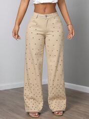 Акція на Джинси жіночі SHEIN GD-00132321 W28L32 Світло-бежеві від Rozetka