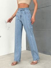Акція на Джинси жіночі SHEIN GD-00157036 40 Сині від Rozetka