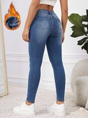 Акція на Джинси Skinny жіночі SHEIN GD-00151660 W26L32 Сині від Rozetka