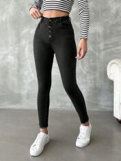 Акція на Джинси жіночі SHEIN GD-00154461 34 Чорні від Rozetka