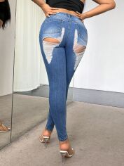 Акція на Джинси жіночі SHEIN GD-00151664 W28L32 Сині від Rozetka