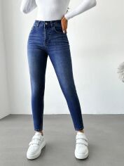 Акція на Джинси жіночі SHEIN GD-00113197 34 Темно-сині від Rozetka