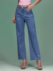 Акція на Джинси жіночі SHEIN GD-00112993 29 Сині від Rozetka