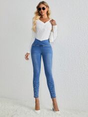 Акція на Джинси жіночі SHEIN GD-00102318 28 Сині від Rozetka