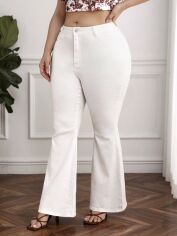 Акція на Джинси жіночі SHEIN GD-00135554 XL Білі від Rozetka