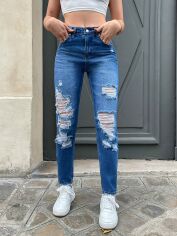 Акція на Джинси жіночі SHEIN GD-00135401 38 Сині від Rozetka