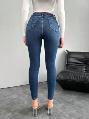 Акція на Джинси Skinny жіночі SHEIN GD-00113003 34 Сині від Rozetka