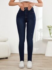 Акція на Джинси жіночі SHEIN GD-00130851 42 Темно-сині від Rozetka