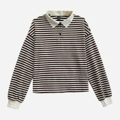 Акція на Джемпер жіночий SHEIN GD-00132081 XS Чорно-білий від Rozetka