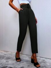 Акція на Штани жіночі SHEIN GD-00148856 S Чорні від Rozetka