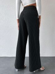 Акція на Штани жіночі SHEIN GD-00152076 XL Чорні від Rozetka