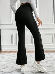 Акція на Штани жіночі SHEIN GD-00152111 XL Чорні від Rozetka