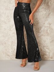 Акція на Штани жіночі SHEIN GD-00101308 L Чорні від Rozetka
