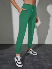 Акція на Штани жіночі SHEIN GD-00101187 L Зелені від Rozetka