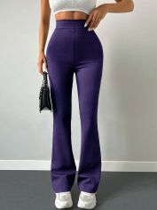 Акція на Штани жіночі SHEIN GD-00101208 L Фіолетові від Rozetka