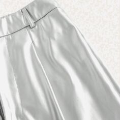 Акція на Штани жіночі SHEIN GD-00112185 S Срібні від Rozetka
