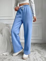 Акція на Штани жіночі SHEIN GD-00099632 L Блакитні від Rozetka
