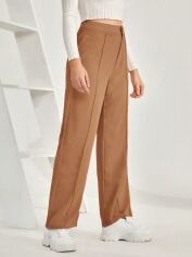 Акція на Штани жіночі SHEIN GD-00143118 L Бежеві від Rozetka