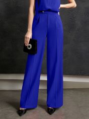 Акція на Штани жіночі SHEIN GD-00130679 S Сині від Rozetka