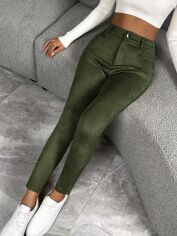 Акція на Штани жіночі SHEIN GD-00101322 XS Хакі від Rozetka