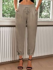 Акція на Штани жіночі SHEIN GD-00103000 S Хакі від Rozetka